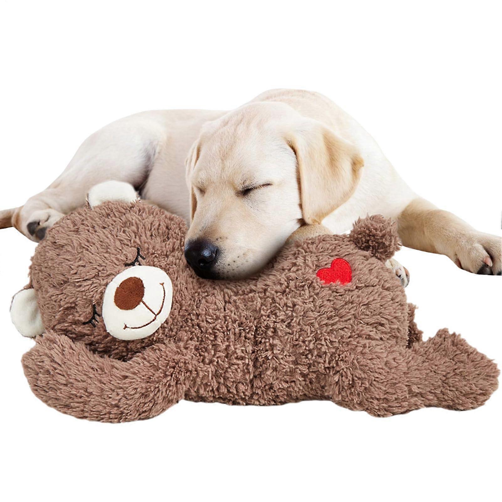 Heartbeat plush toy, calming for dogs, 30x15cm, PP cotton, relieves loneliness