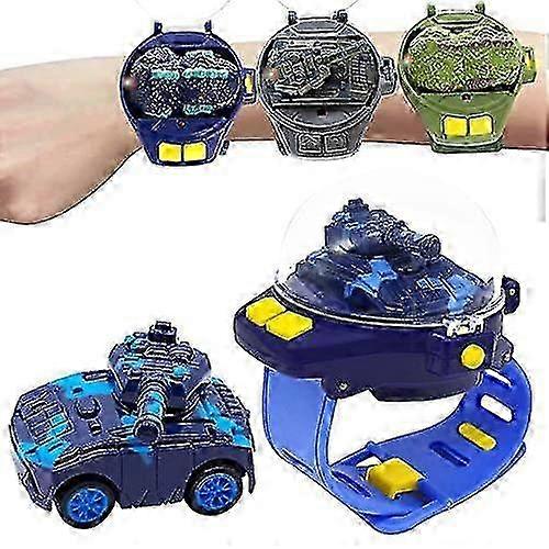 A Remote Control Watch with a 2.4 GHz Cartoon RC Racing Car Toy and USB Charging.