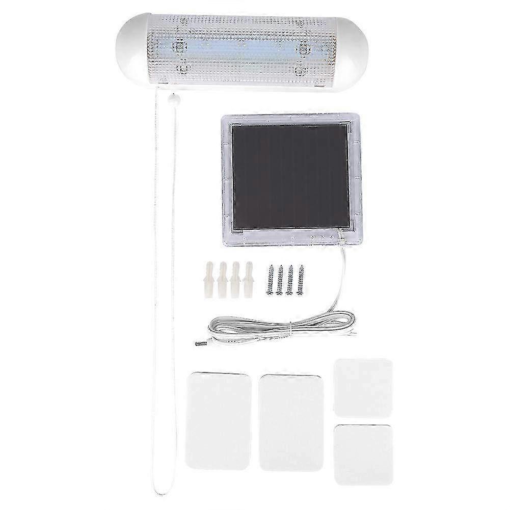 Solar Panel Powered LED Emergency Light - Outdoor Pull Cord Lamp for Stairs, Corridor, Shed & Yard Lighting