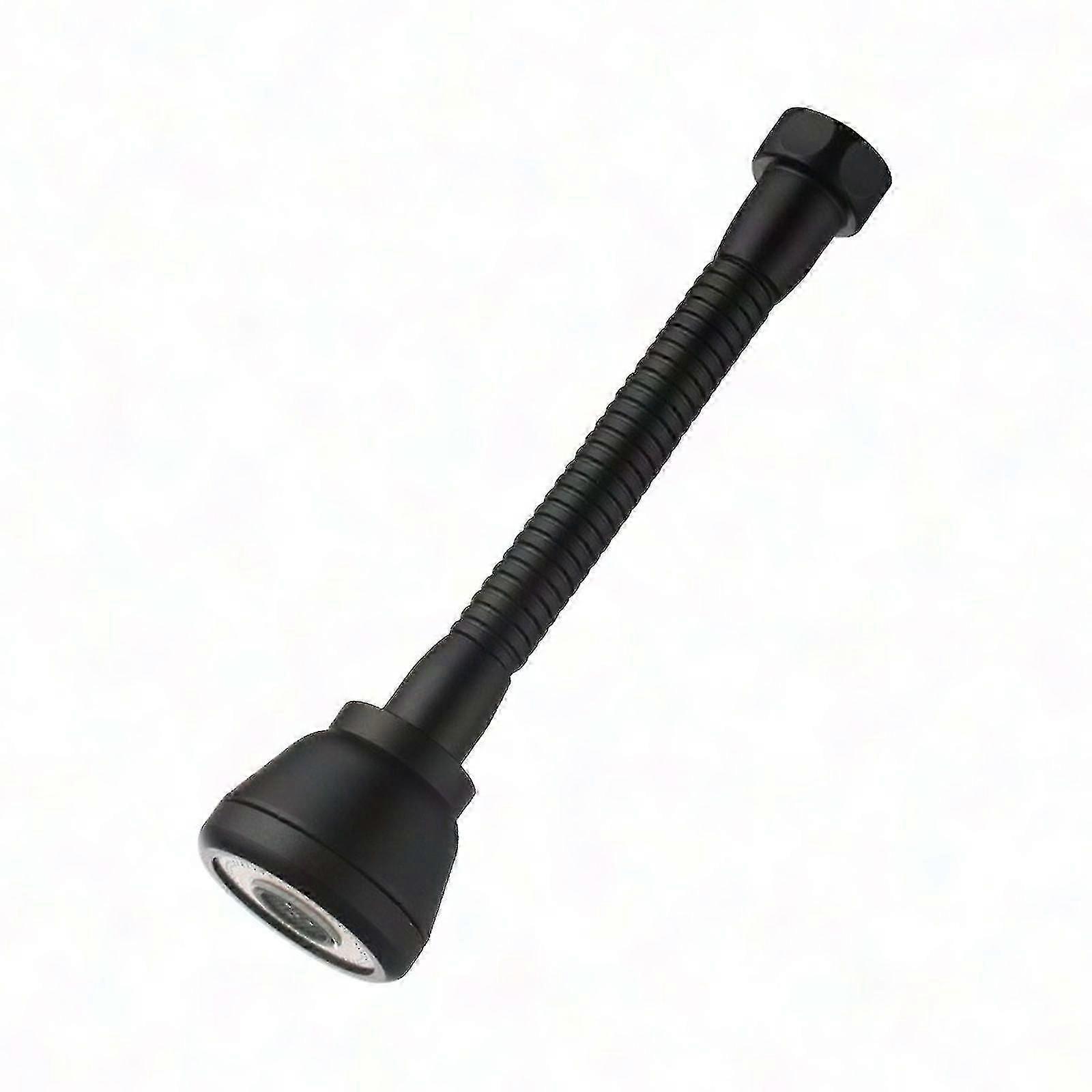 360 قابل للتدوير صنبور رأس صنبور موسع بخاخ مطبخ مقاوم للرذاذ مع 3 أوضاع لتوفير المياه رأس صنبور نحاسي أسود