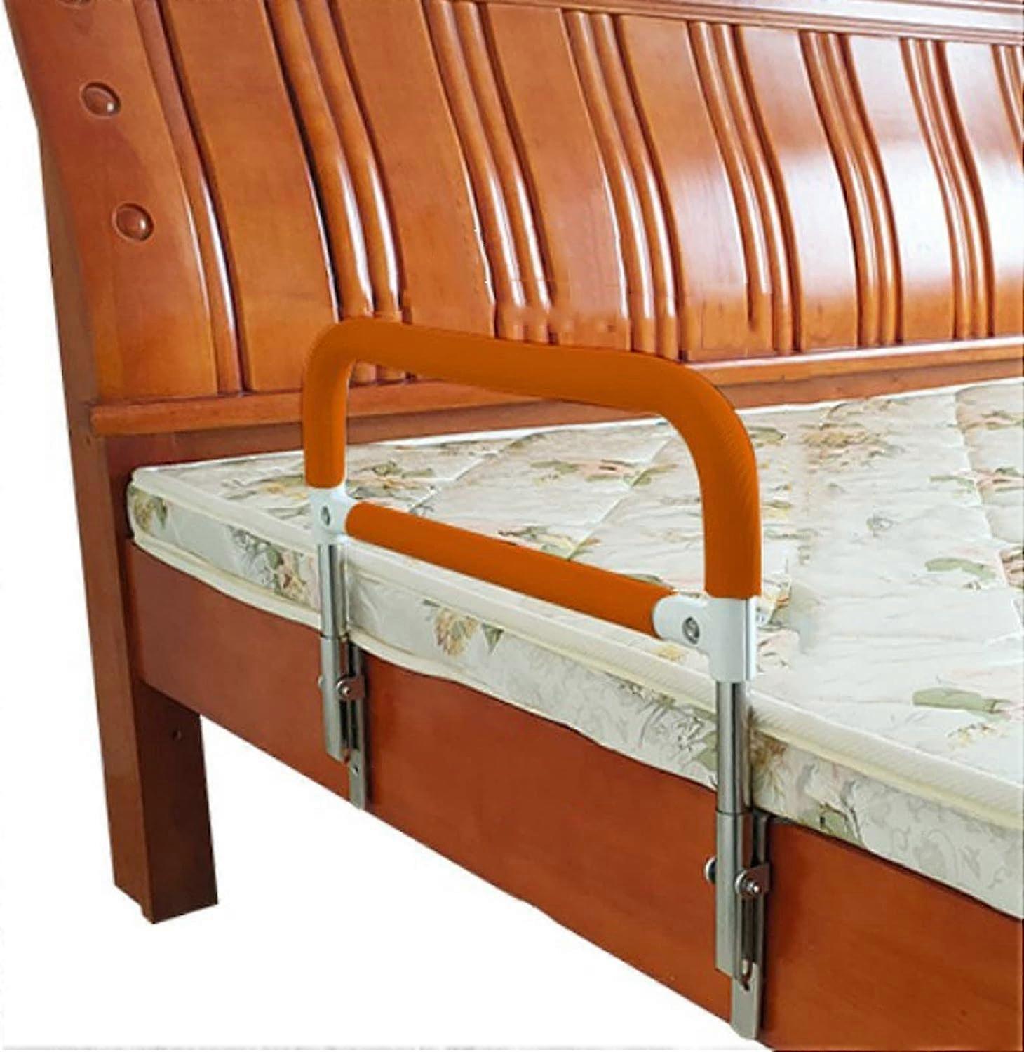 Folding Bed Support Rails - Folding Bed Grab Bar, Non-Slip Steel Bed Rail, For Elderly And Disabled, Fits Twin/Full Beds