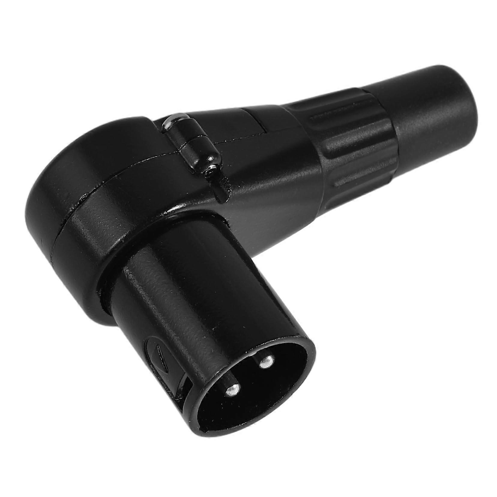 XLR Audio Adapter with Full Copper Pole Connector for Microphones and Speakers, Durable and Adjustable for All Audio Devices