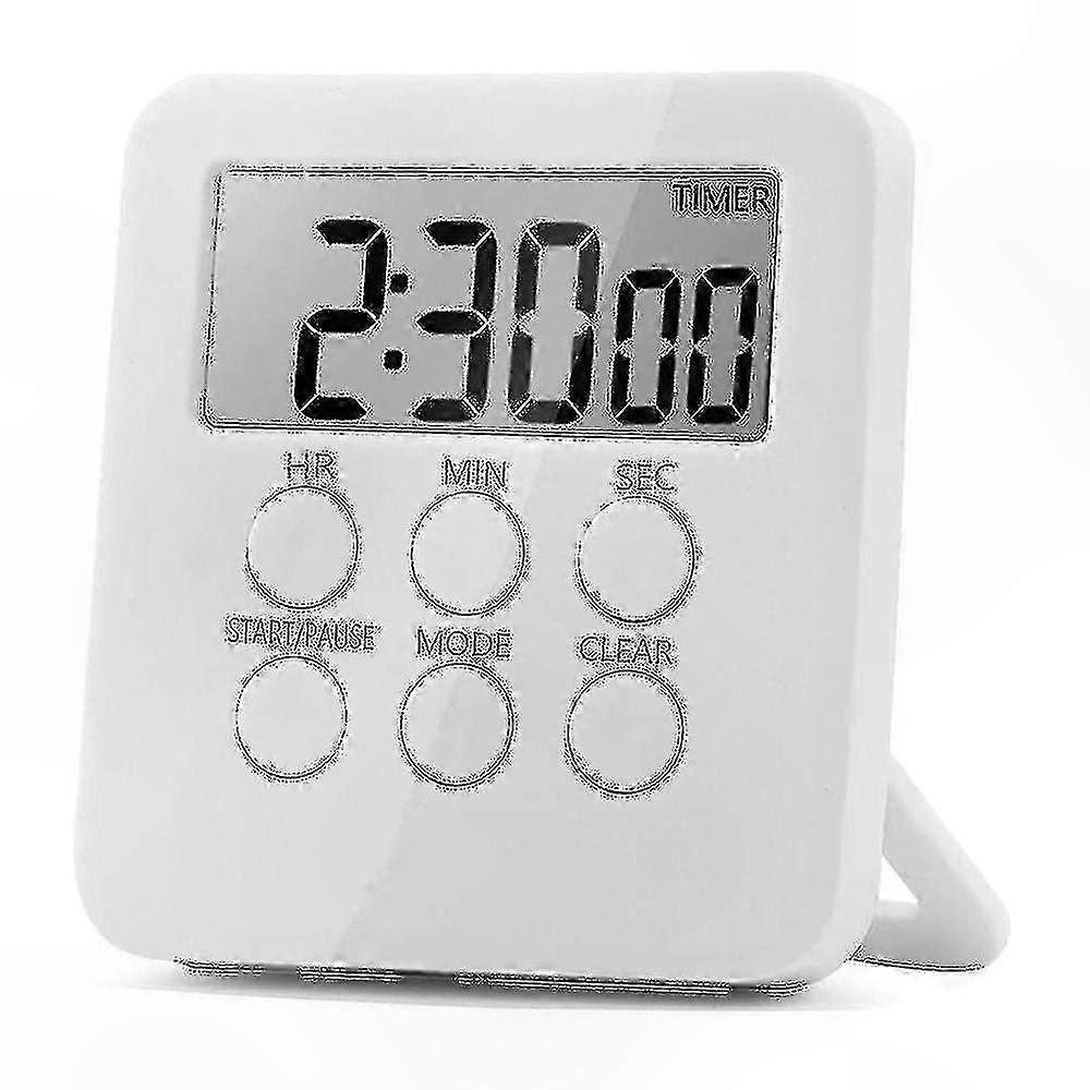Digital Kitchen Timer with Magnet, Adjustable Stopwatch and Alarm Function for Cooking
