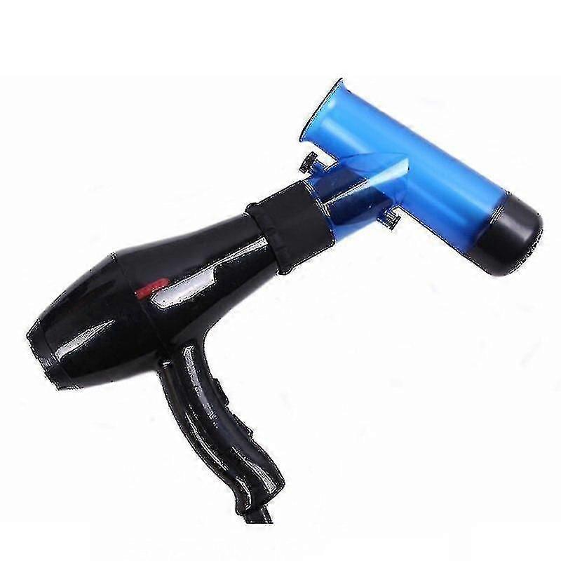Professional Hair Diffuser, Magic Wind Spin Curl Roller Curler, Salon Styling Tool, Blue