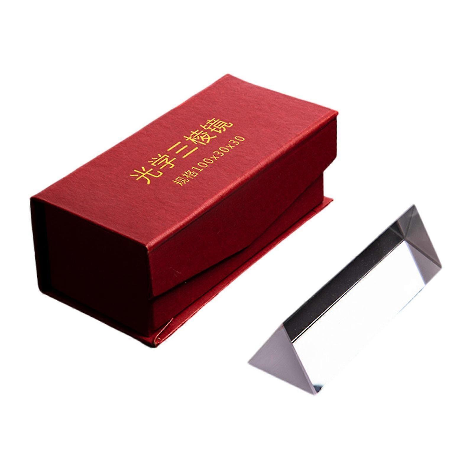 Photo Photography Prism Crystal Glass Triangular Prism Rainbow Prism Multifunctional Triangular Prism for Students