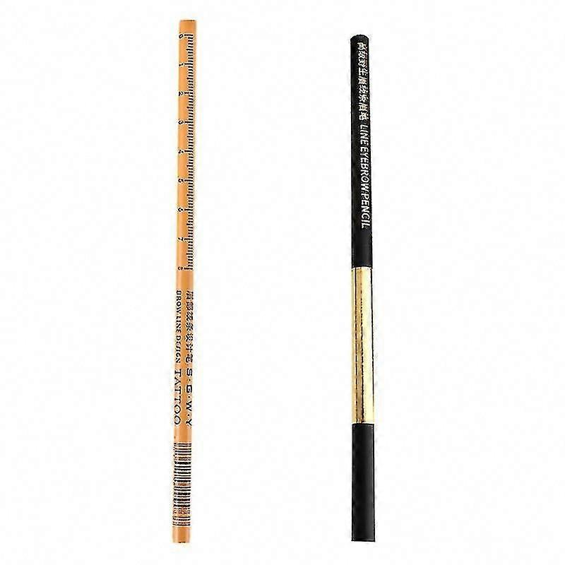 2pcs Eyebrow Makeup Pens for Perfect Brows - Waterproof & Long-Lasting