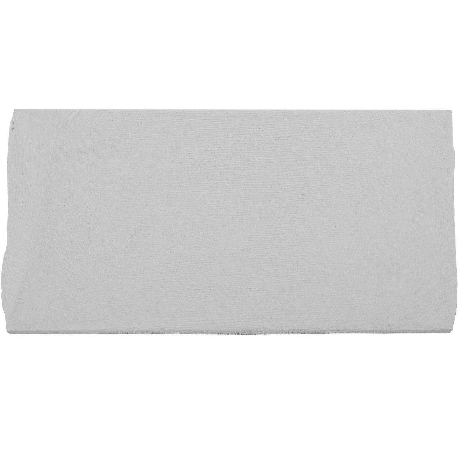 Soft Light Grey Changing Pad Cover for Diaper of Durable Cotton Yarn for Home Use