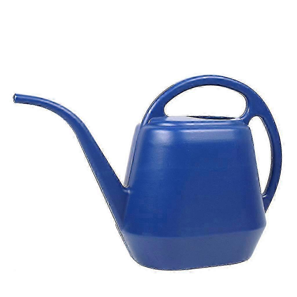 4L Large Watering Can with Long Spout for Indoor and Outdoor Plants, Garden Use in Navy Blue