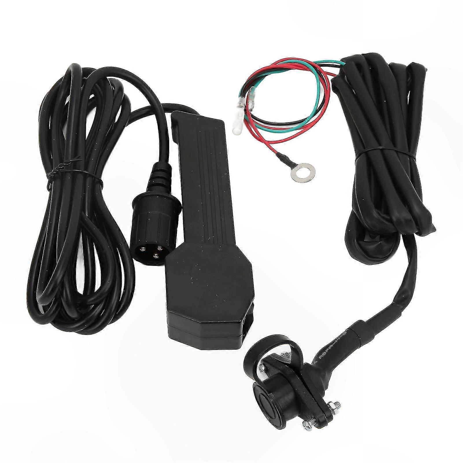 Waterproof 12V Electric Winch Remote with 9ft Cable for ATV UTV - Manual Operation Handheld Controller