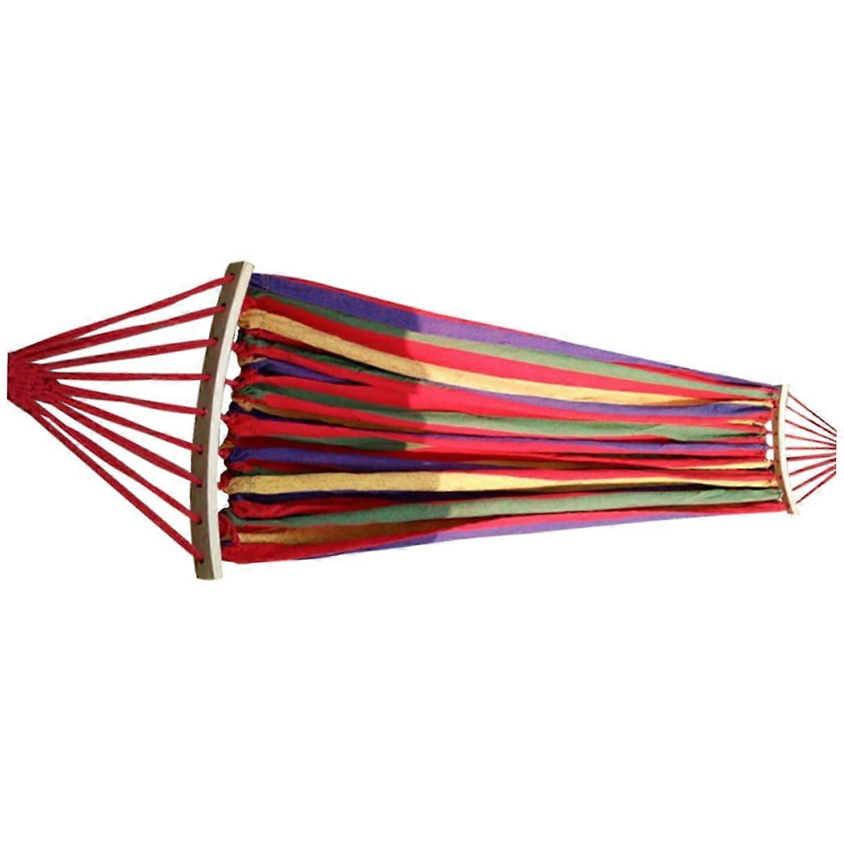 Parachute Cloth Rollover Hammock Person Swing Chair Camping Rainbow Canvas Swing Sleeping Bed Hanging Sleeping Bed