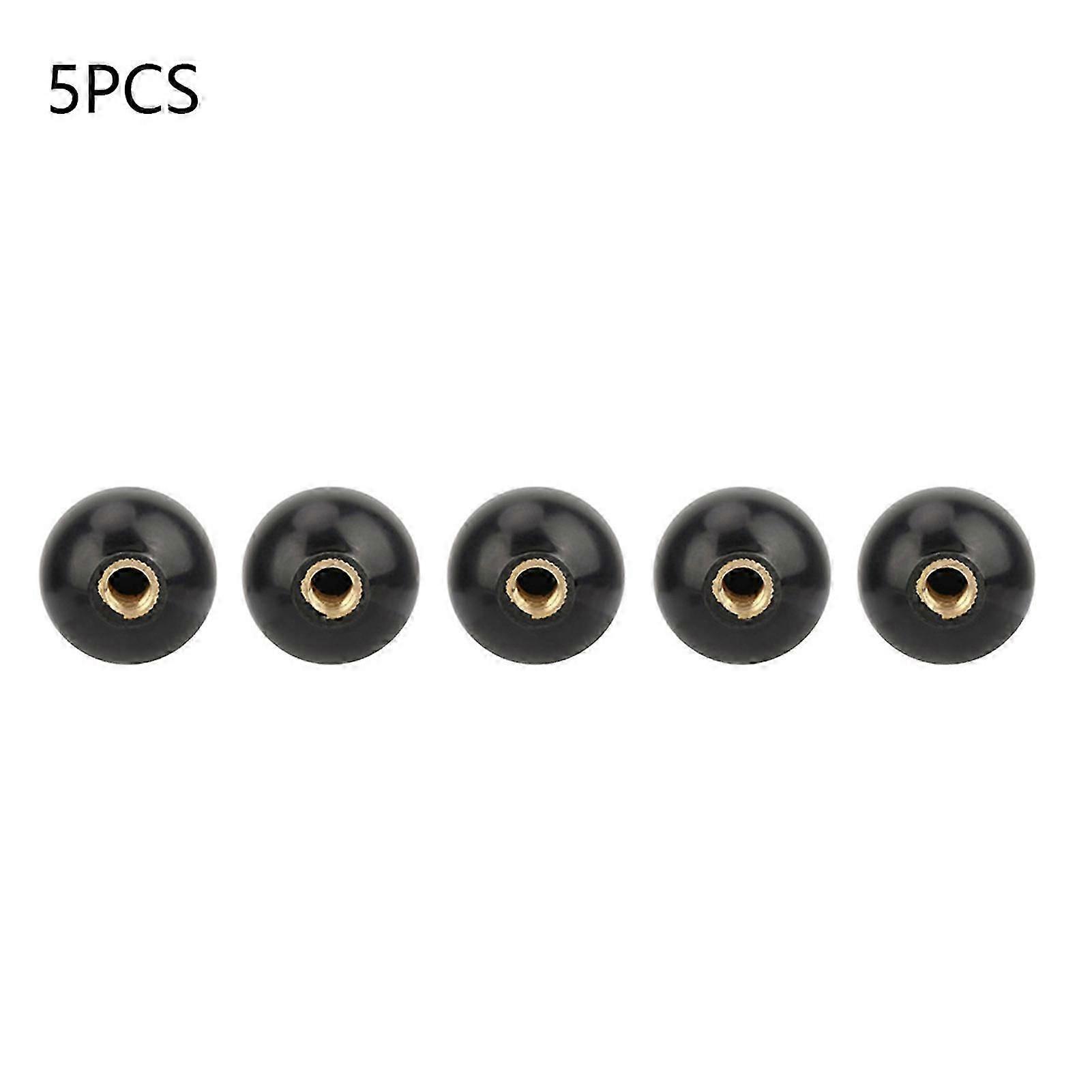 5pcs BM10*32 Built in Copper Screw Nut Round Bakelite Ball Knob Handle
