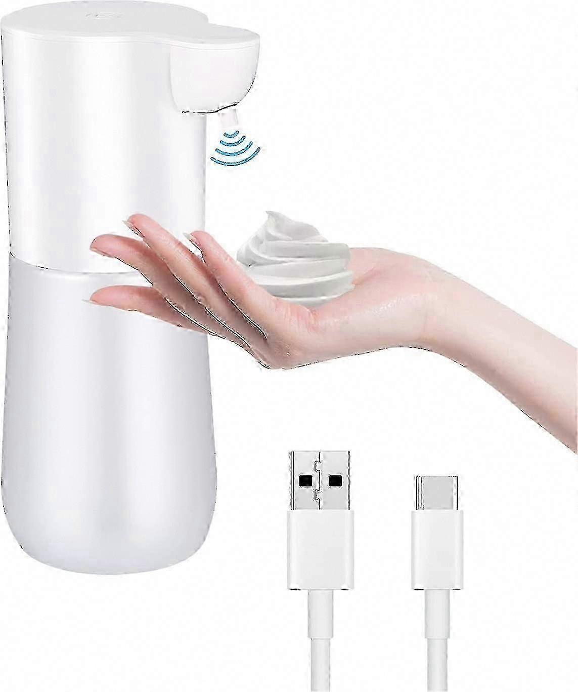 Automatic Soap Dispenser 600ml, USB Rechargeable, IPX5 Waterproof for Kitchen Use
