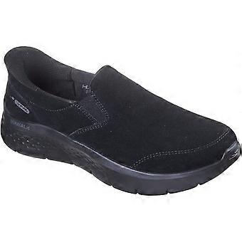 Skechers Go Walk Flex Suede Women's Black Trainers