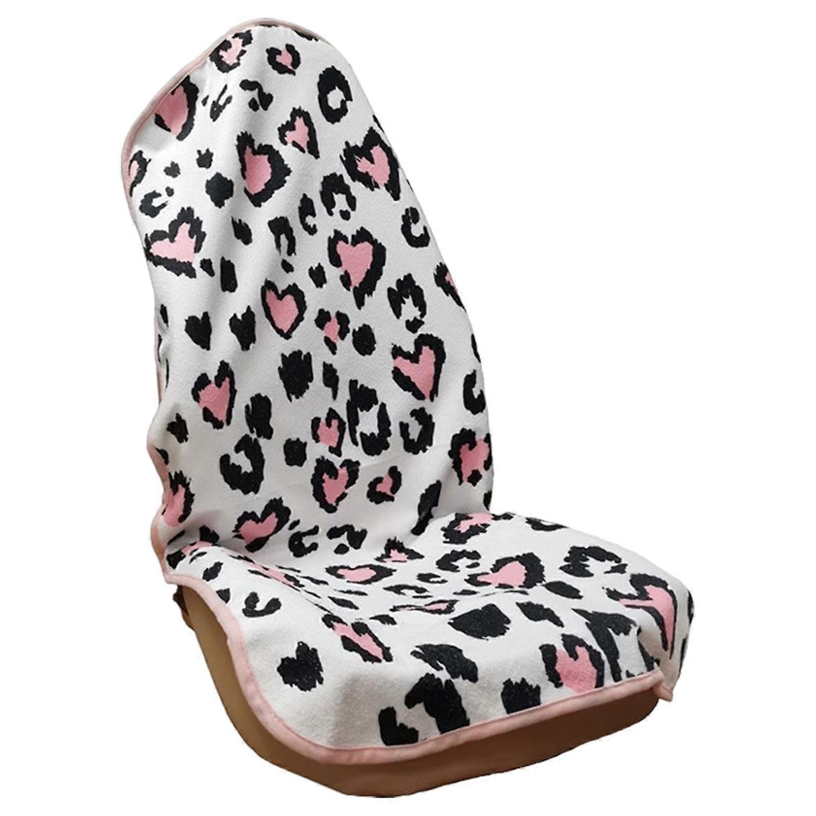 Post Workout Towel Car Seat Cover | Waterproof Non-Slip Front Seat Protector for SUV Trucks | Durable Cloth with Patterns