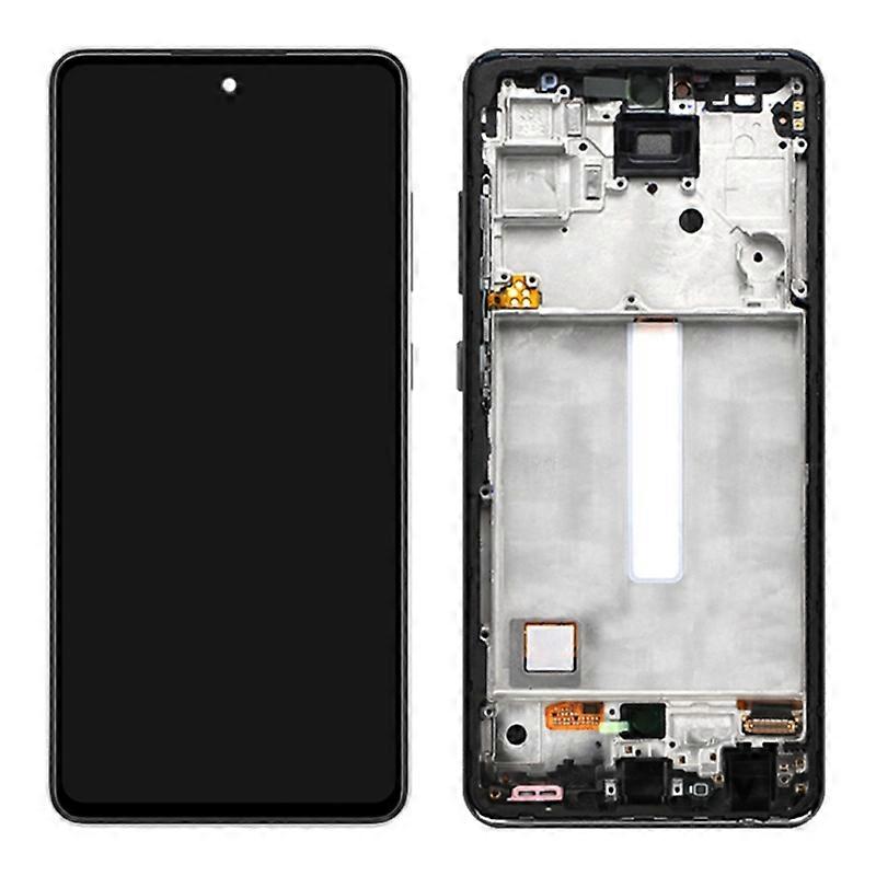 OEM AMOLED Screen and Digitizer Assembly+Frame Replace Part (without Logo) for Samsung Galaxy A52 4G