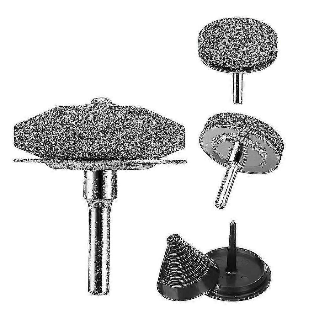 Drill Attachment Lawn Mower Blade Sharpener Kit, Essential for UK Garden Maintenance