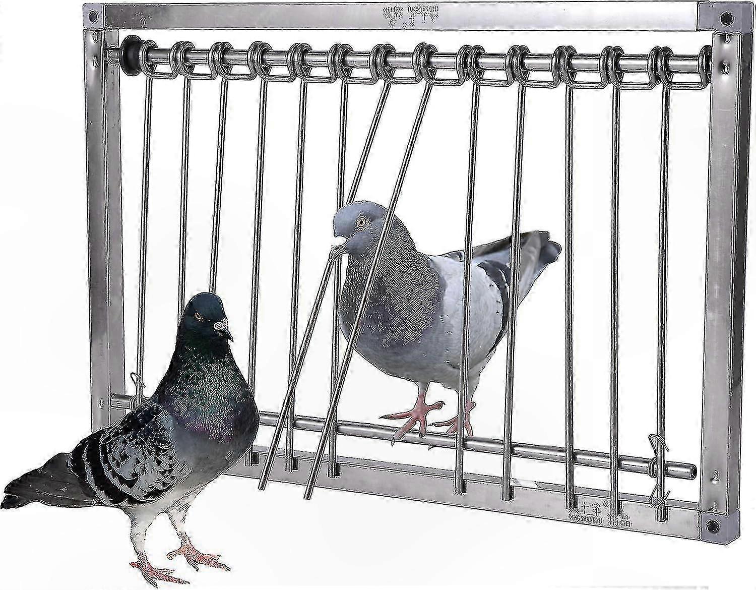 Pigeon Trap with Entry Door and Wire Frame for Effective Bird Capture (39L x 26W)