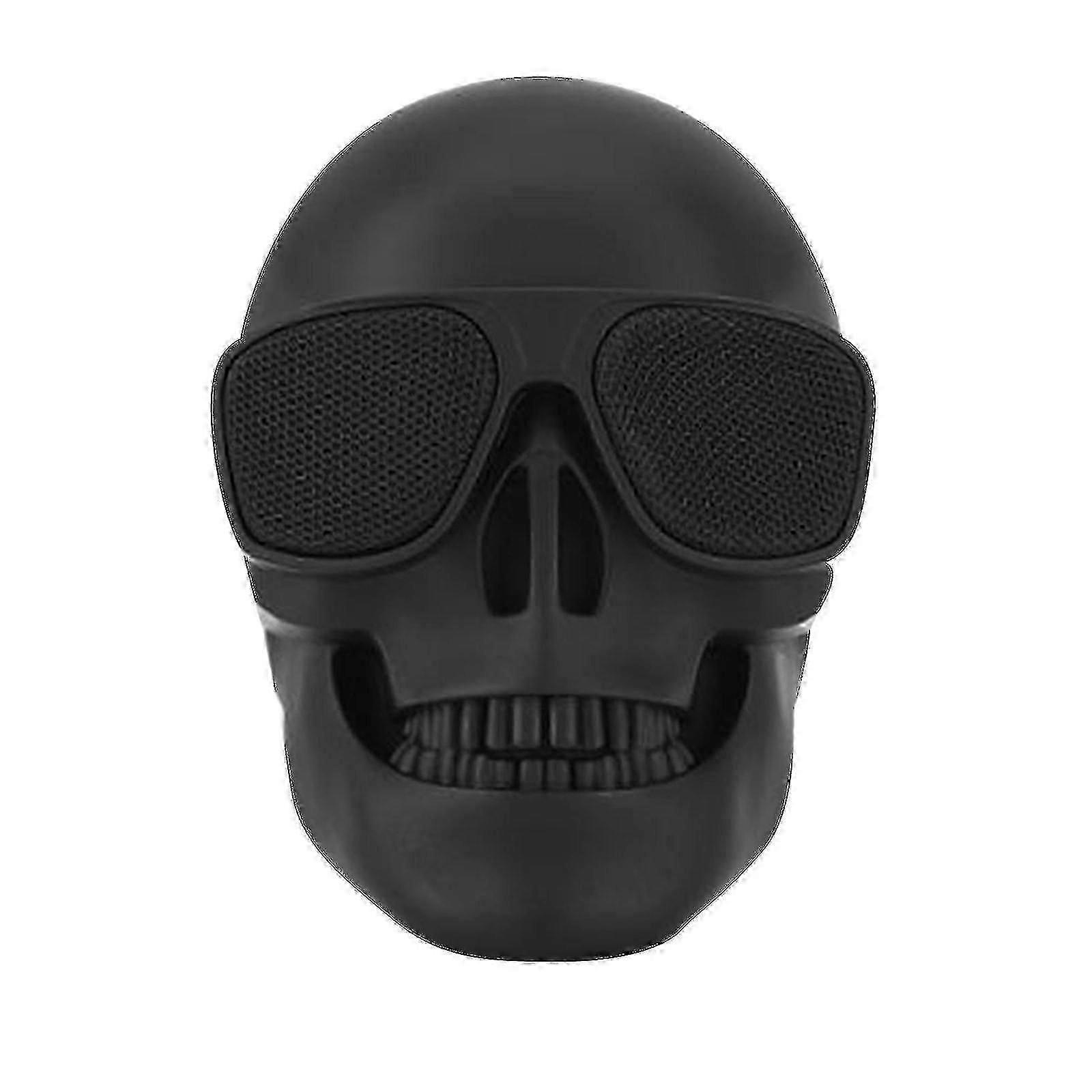 Portable Skeleton Skull Bluetooth Wireless Speaker 15w Bt4.0 Fm Radio Halloween Wireless Speaker