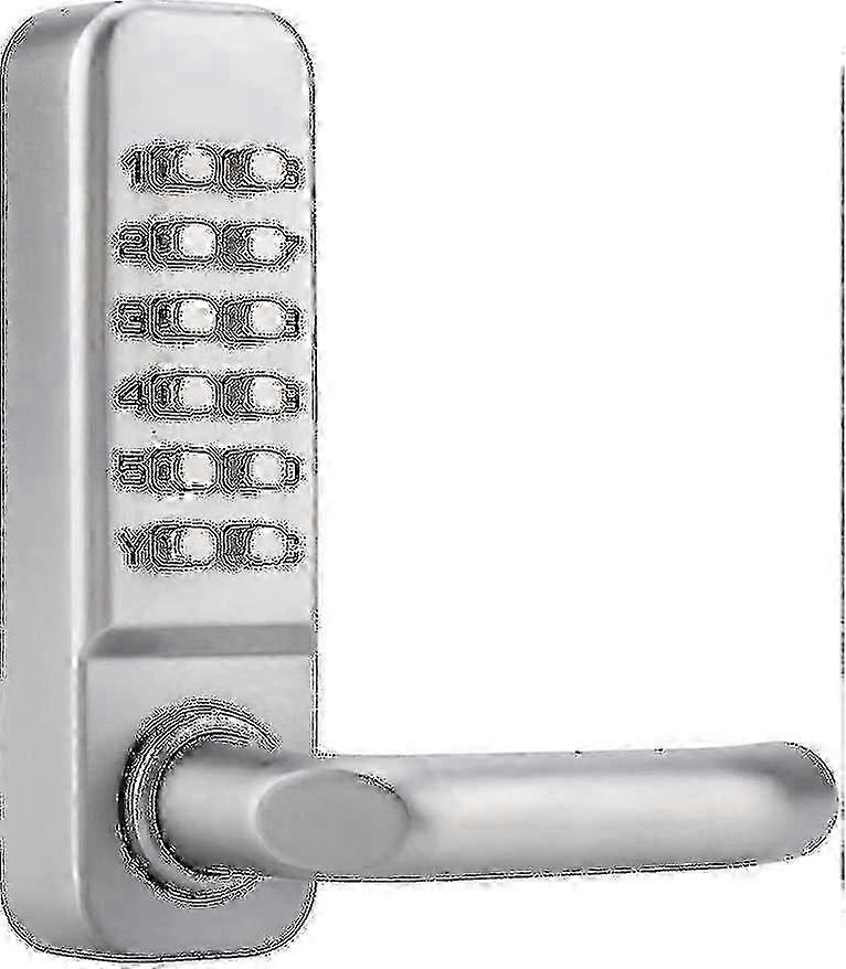 Waterproof mechanical code lock for home security with 1-11 digit combination
