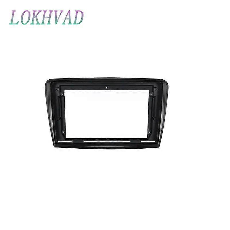 9 INCH Car Android Radio Frame For Skoda Superb 2 B6 2008-2015 2DIN Fascia Stereo Panel 16PIN Harness Wire Canbus Box Decoder