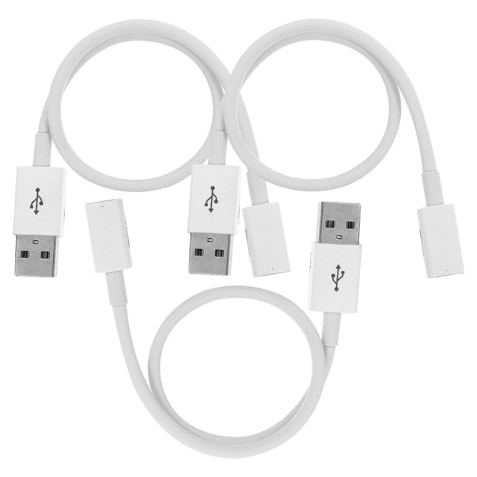 USB Adapter USB Extension Cables for Charging Use 3Pcs Phone Charger
