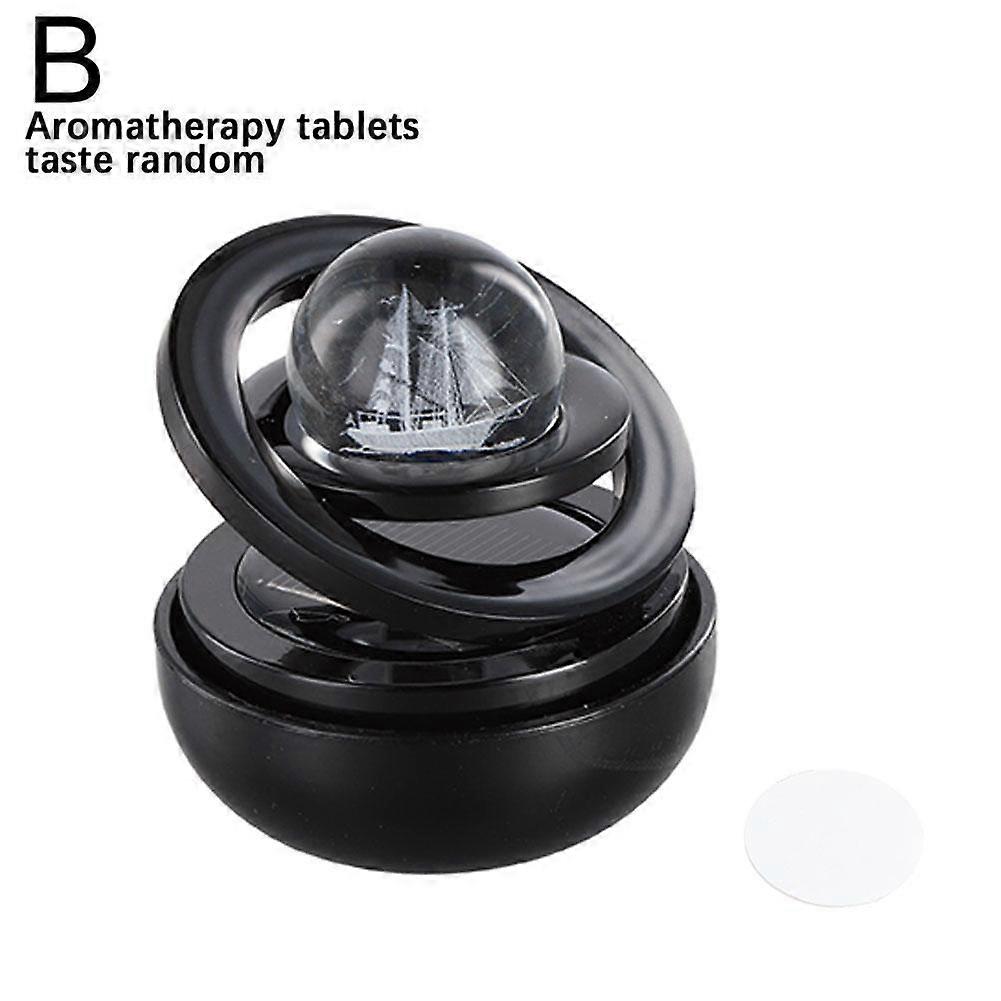 Solar Powered 360 Rotating Car Air Freshener Aromatherapy Diffuser Mosquito Repellent And Decoration