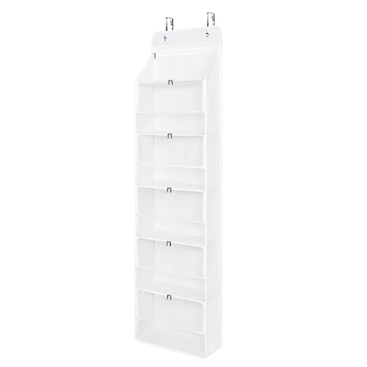 Hanging Yarn Storage Organizer with 6 Zipper Closure Compartments, Large Capacity Knitting Organizer Storage
