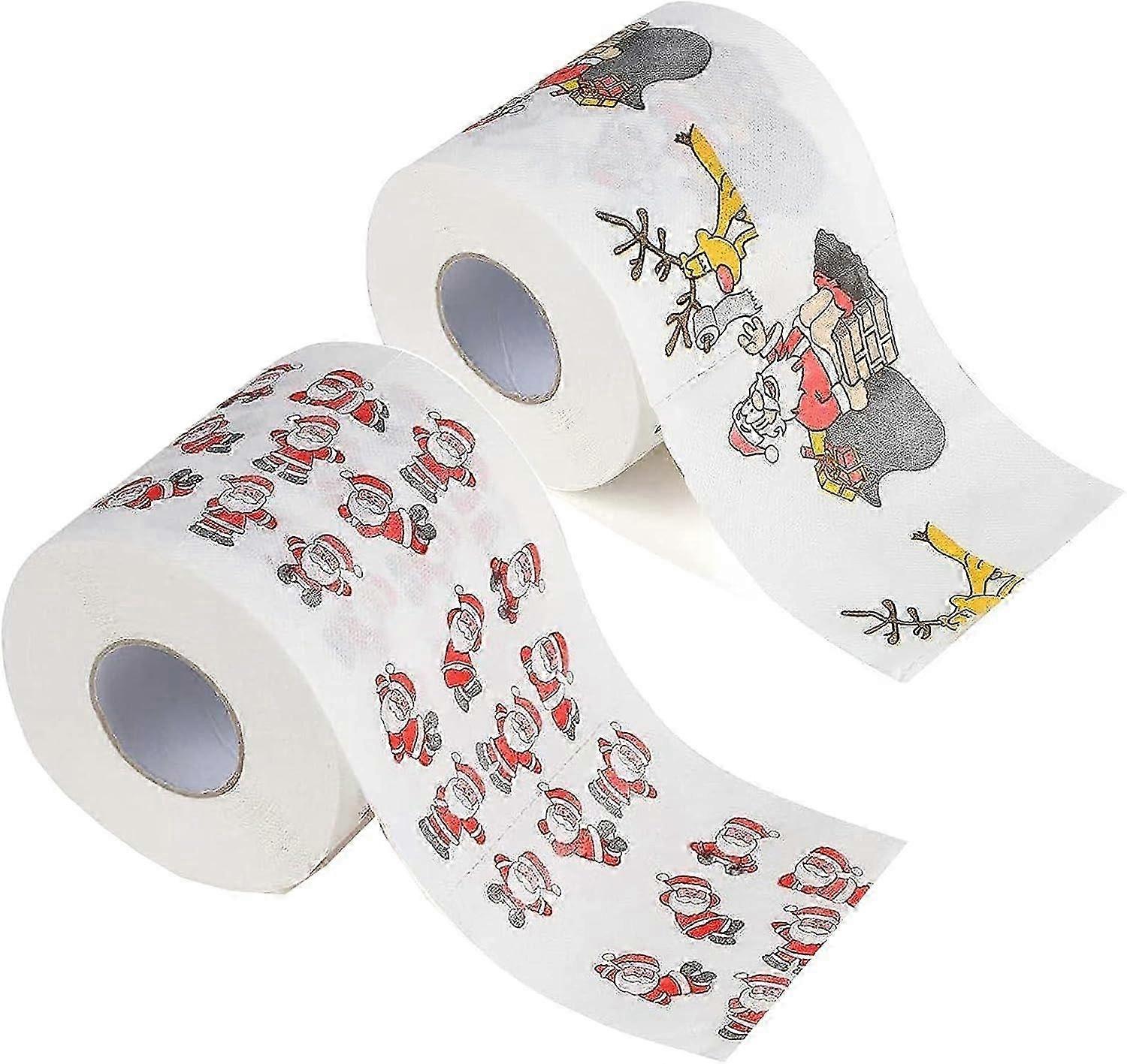 Fun Christmas Toilet Paper Roll 2 Pack