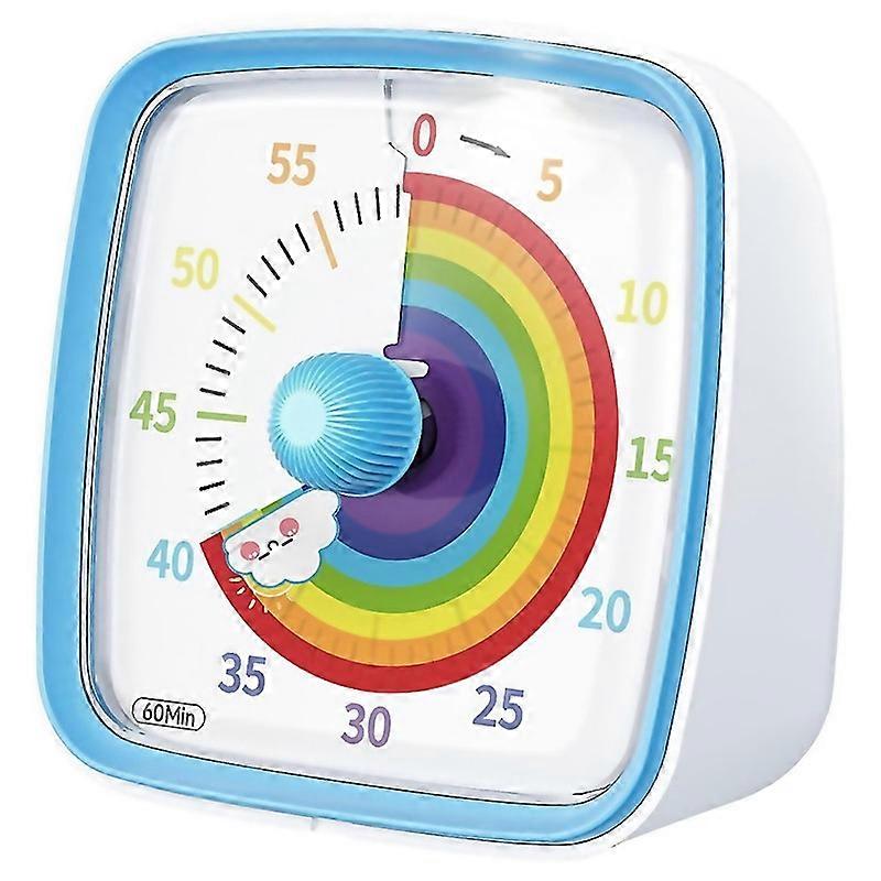 For 60minute Visual Timer With Night Light Countdown Timerpomodoro Timer With Rainbow Pattern For