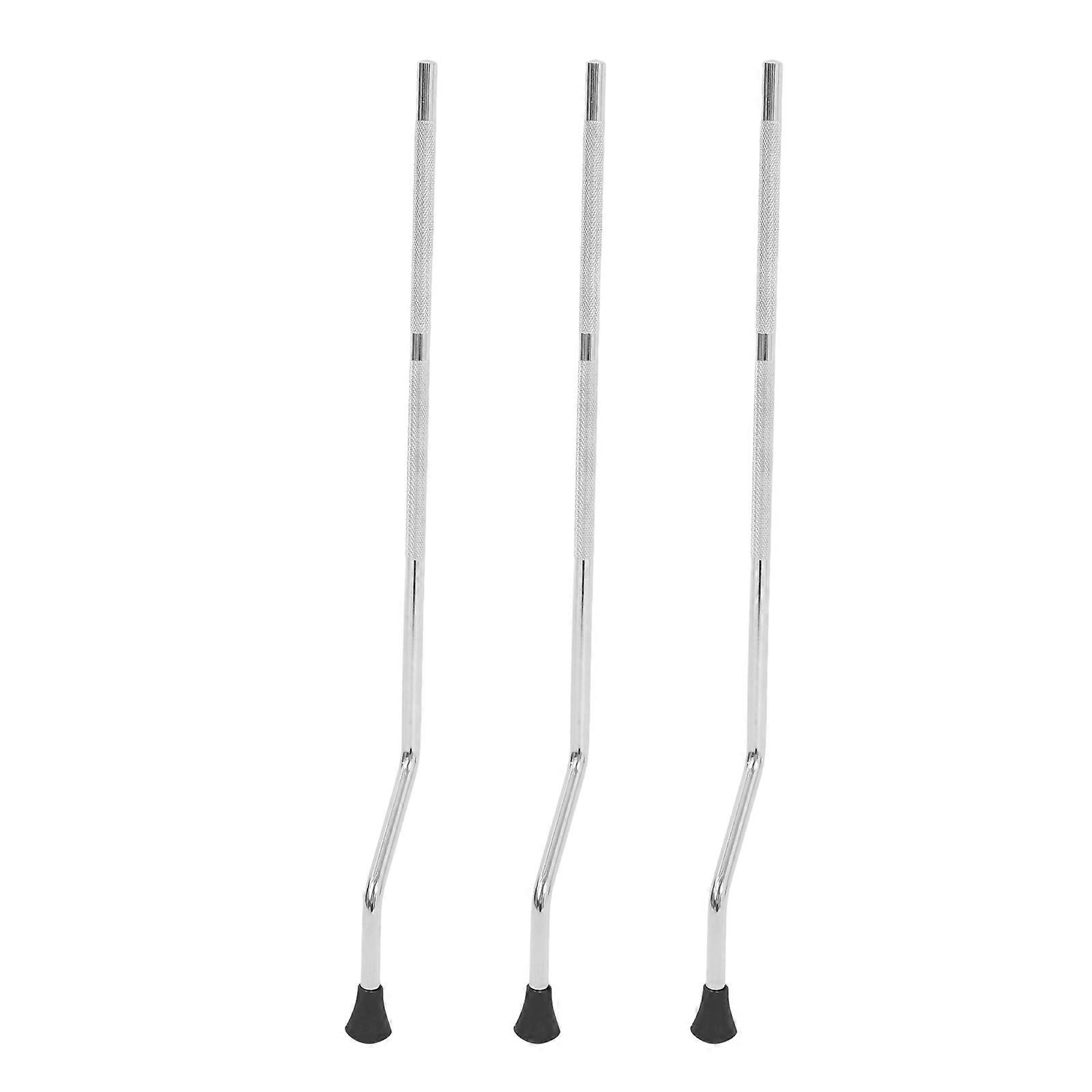 Silver Metal Drum Set Leg for Drum Support Replacement 6Pcs