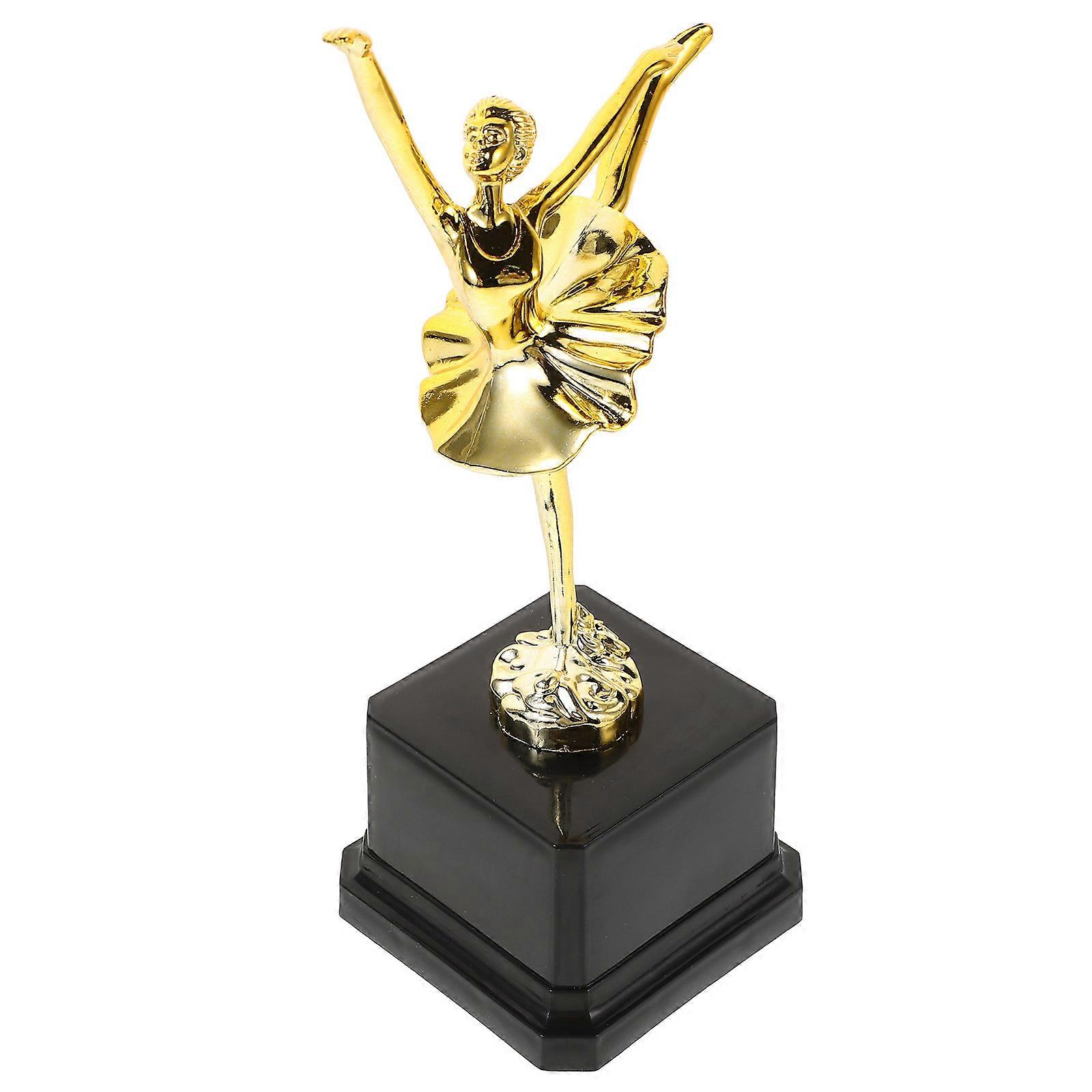 Plastic Dance Trophy Ballet Trophy for Awarding 4Pcs Competition Rewards