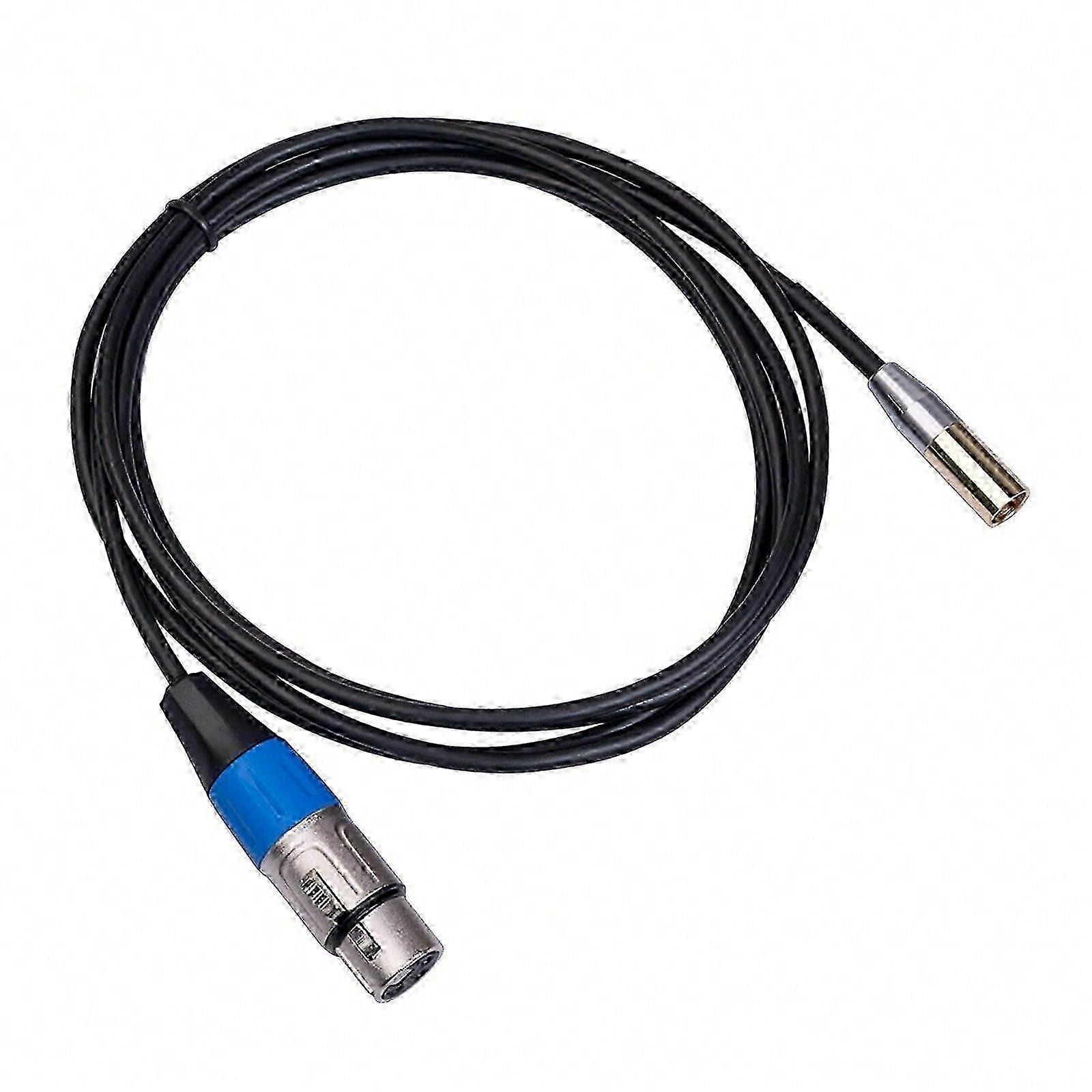Mini XLR Male to XLR Female for BMPCC 4K 6K Audio Cable Replacement 0.3m