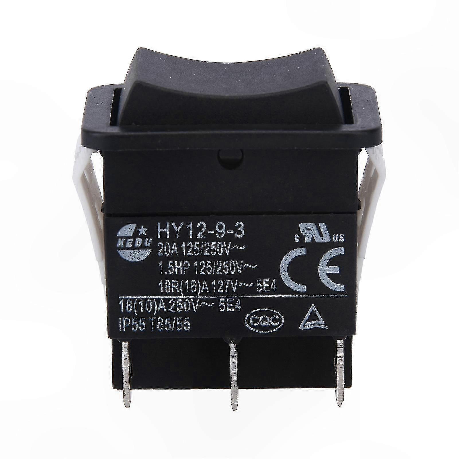 Industrial Control Switch, Single Pole Rocker, On/Off Button for Safe Arc Applications