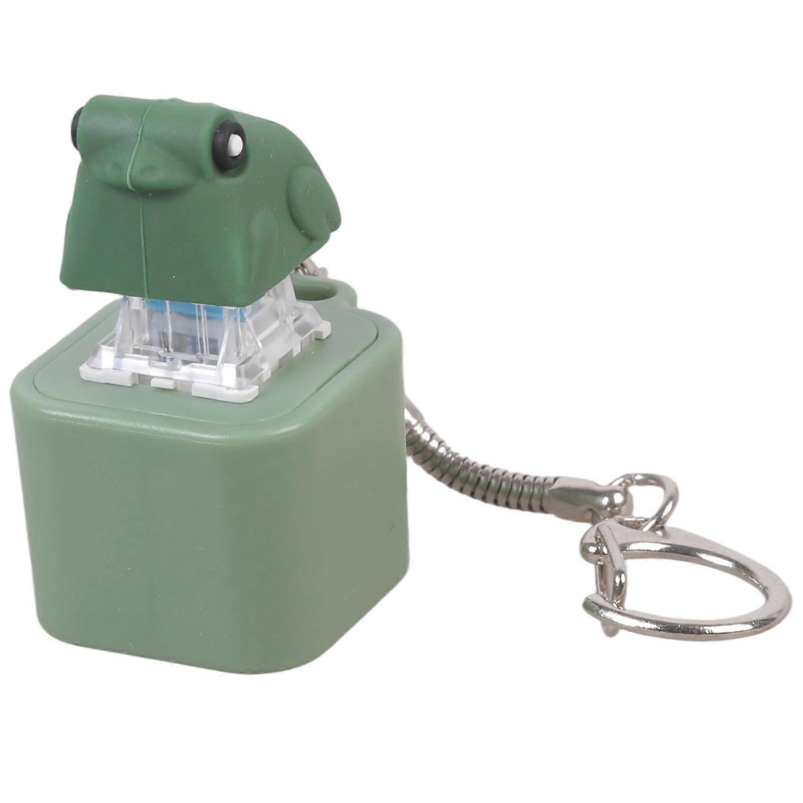 Rechargeable Frogs Mechanical Keyboards Switches Tester Keychains Speaker Keyboards Keycap Testing Kit Stress Relief Multicolor