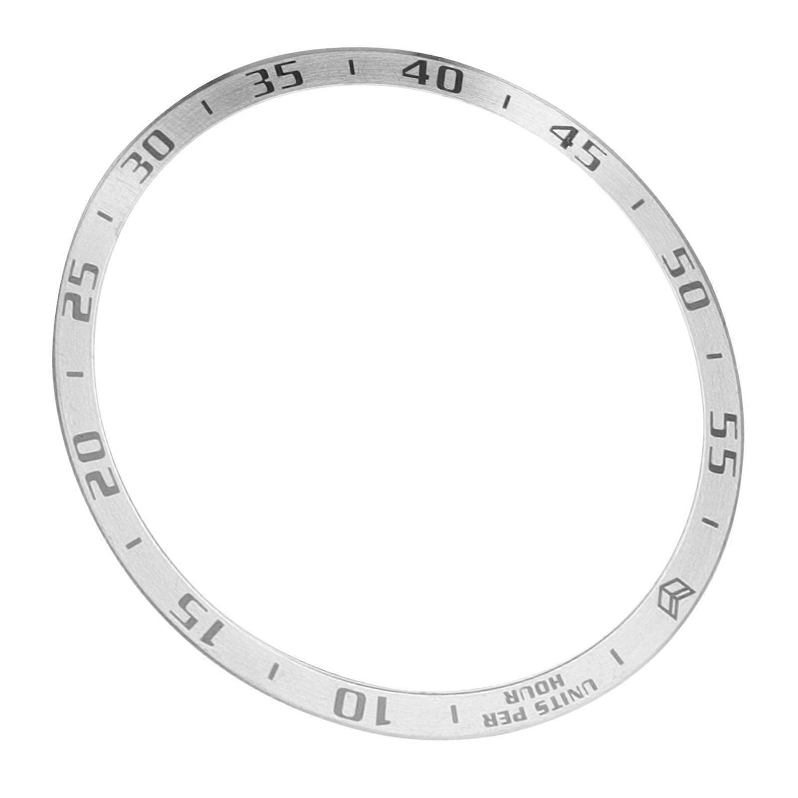 Metal Bezel Ring for Watch Use Scale Protection Ring 1Pcs Silver Durable