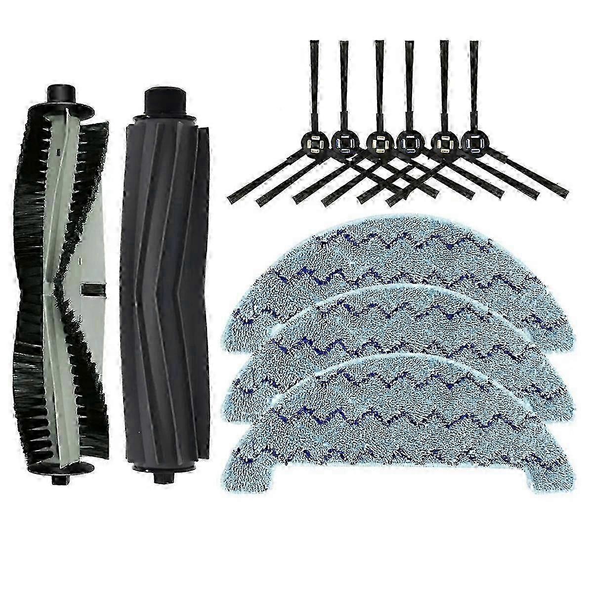 compatible ZACO A10 Robot Vacuum Main Brush Side Brush Mop Cloths Rag