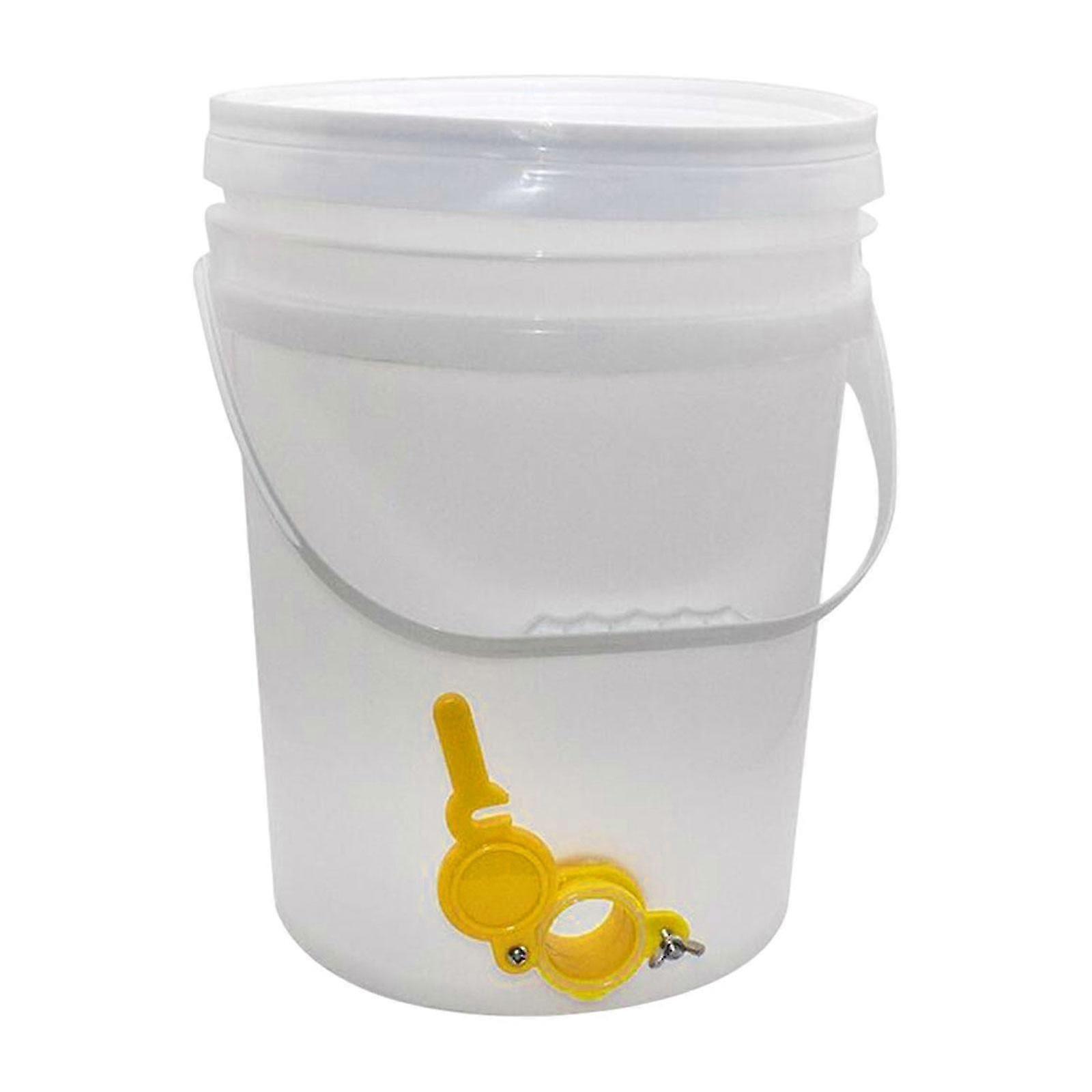 Honey Pail Bottling Bucket Storage Barrel Lightweight Container with Gate Honey