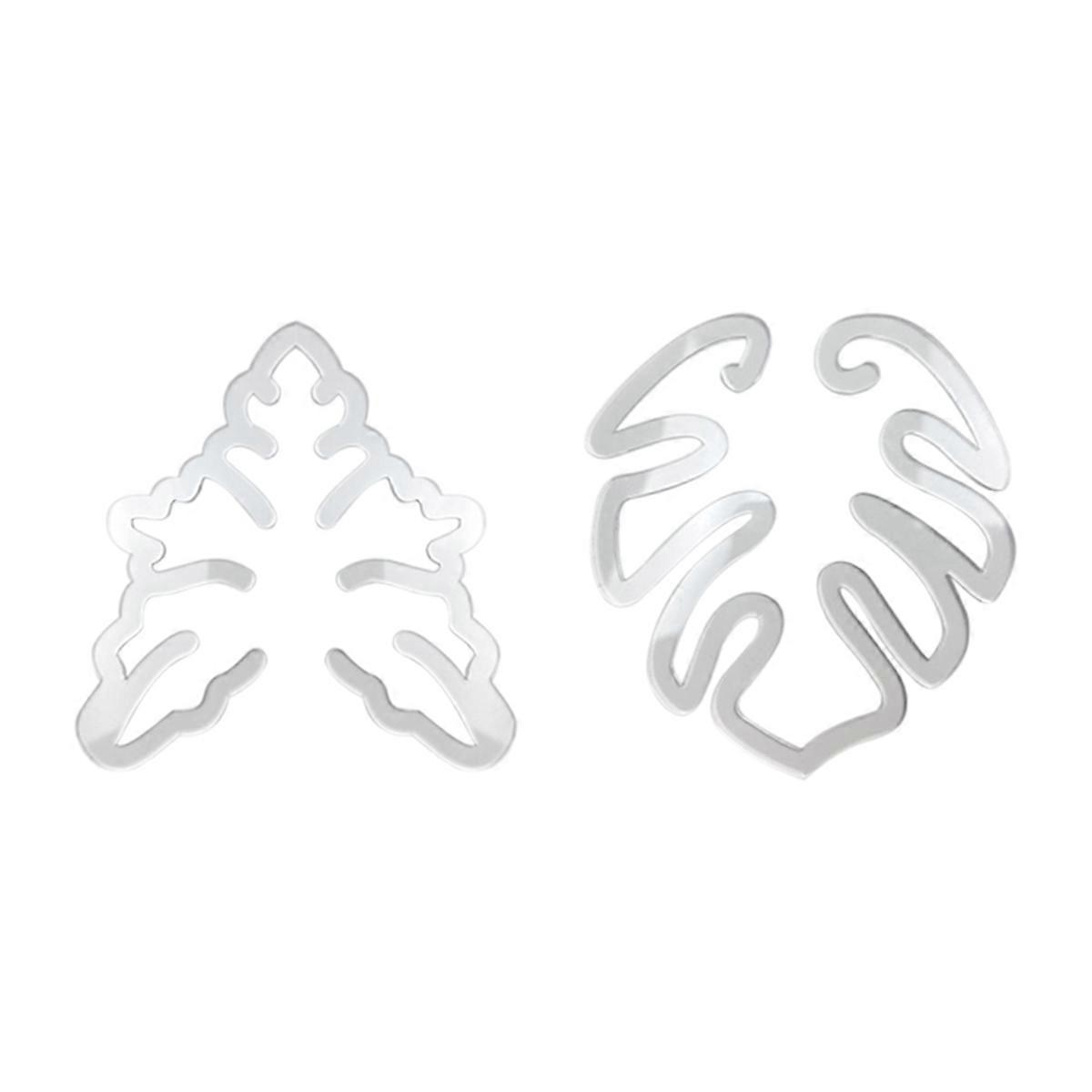2Pcs Plant Stem Plastic Support,Reusable Plant Retaining Support,A+B