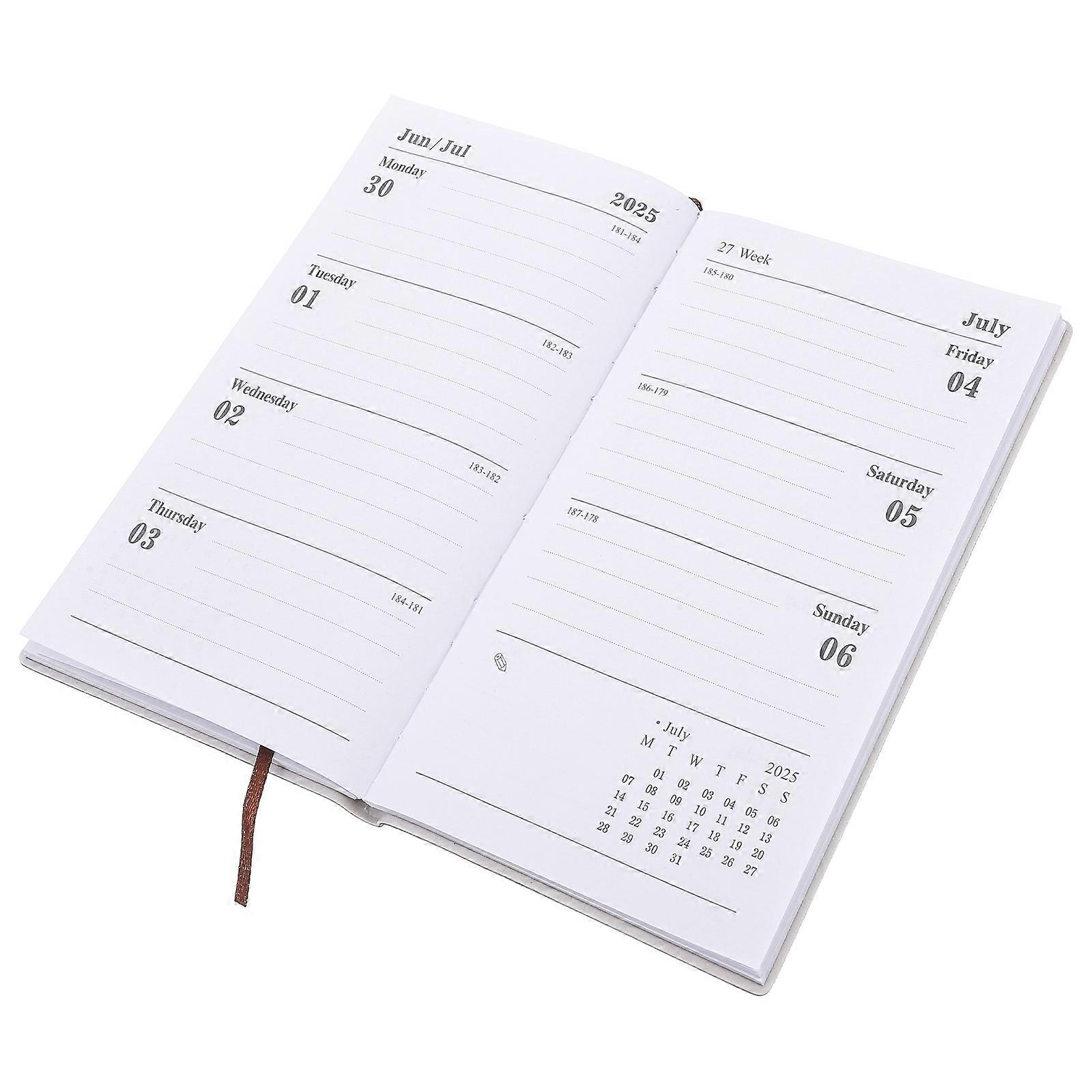 Academic Planner Office Work Notepad for Yearly Planning 5Pcs
