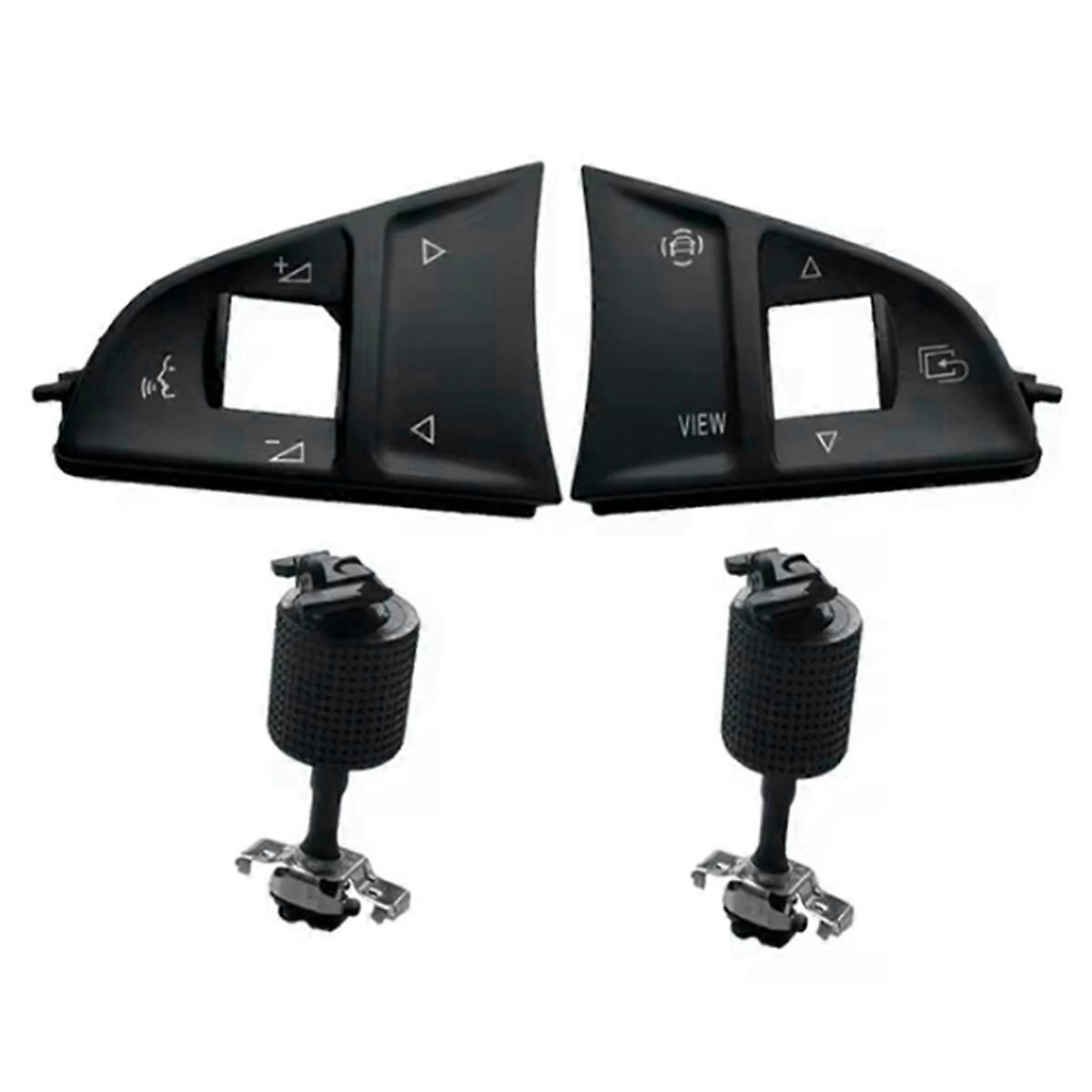 4x Multi-Functional Steering Wheel Switch Button Cover Trim