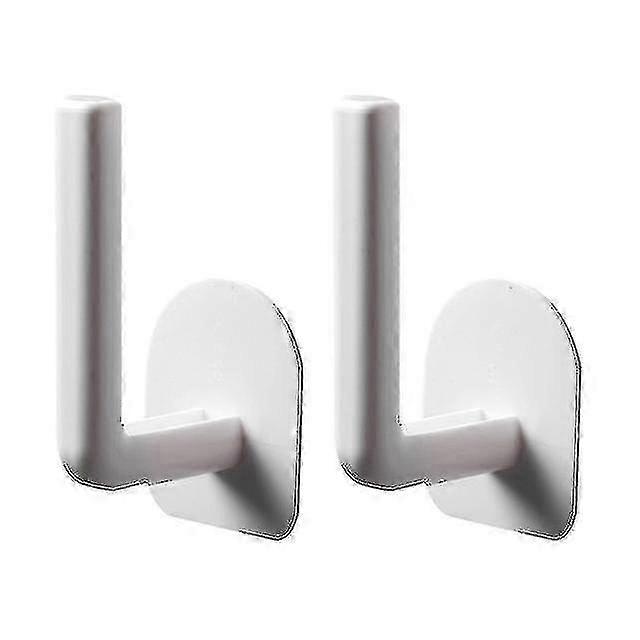 2pcs Self-adhesive Kitchen Paper Towel Holder Under Cabinet Roll Rack Tissue Hanger Storage Rack For 2025