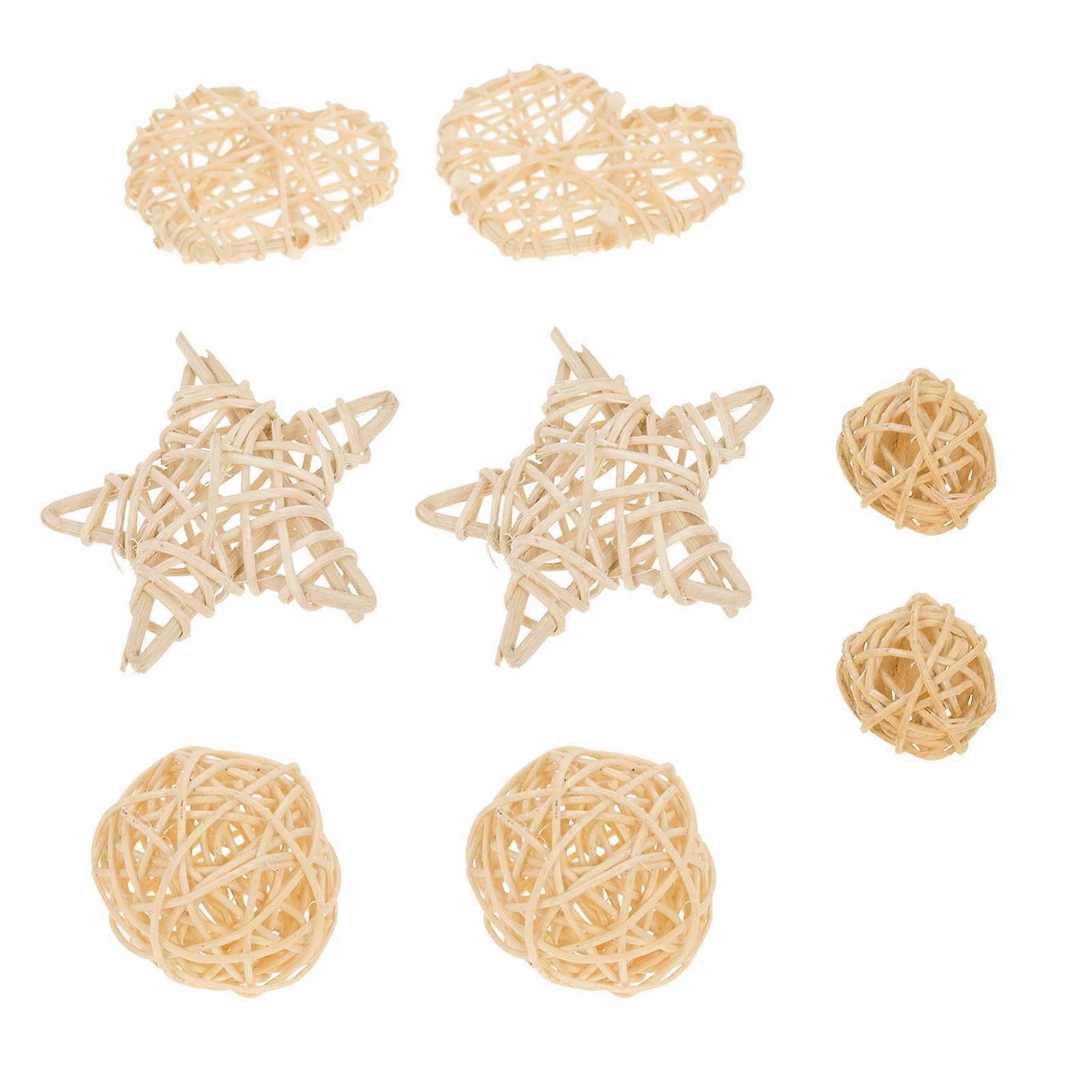 Small Pet Bite Toy Wood Chew Molar Toys 16Pcs for Hamsters and Rabbits