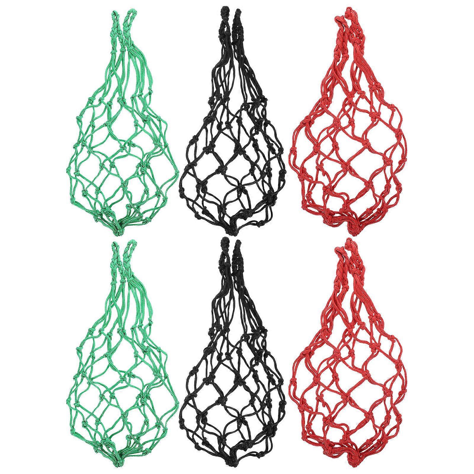 Fruit Holder Nylon Net Bags for Chicken Feeding 18Pcs Assorted Colors