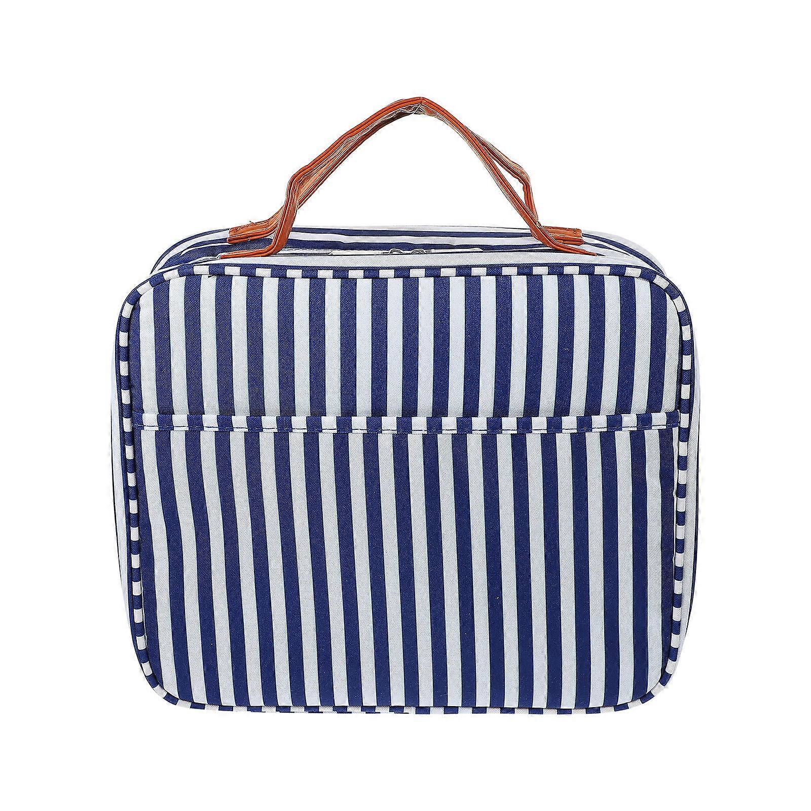 Portable Travel Toiletry Bag Hanging Organizer for Storage 2Pcs Blue