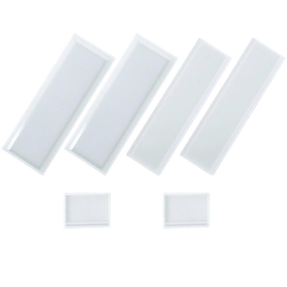 Rectangular Shaped Silicone Mold for DIY Trinket Storage Box 4Sets