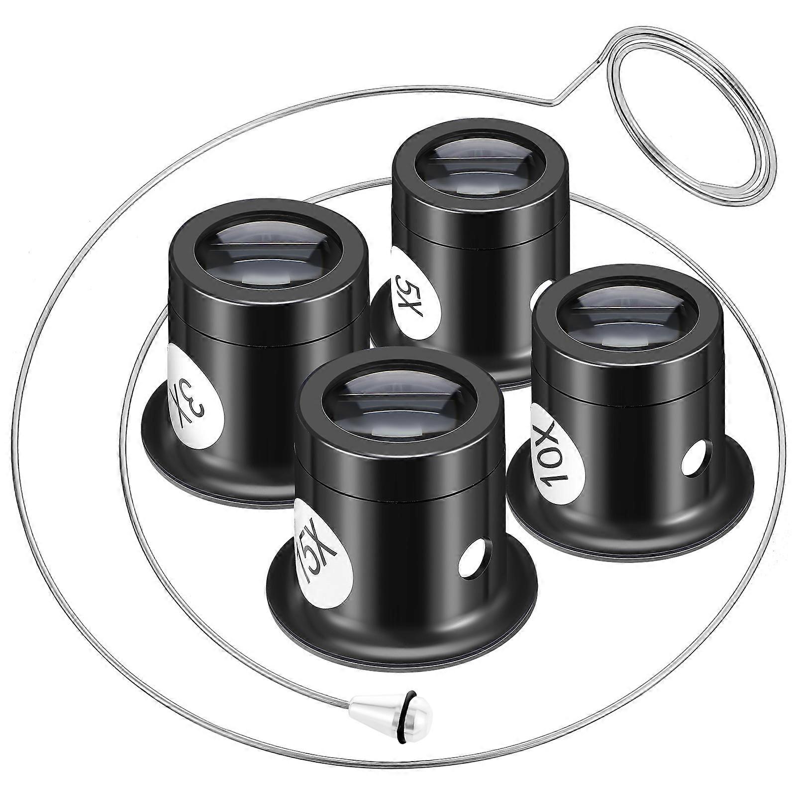 Jewelers Loupe Headband Magnifying Glass for Precision Work 5Sets