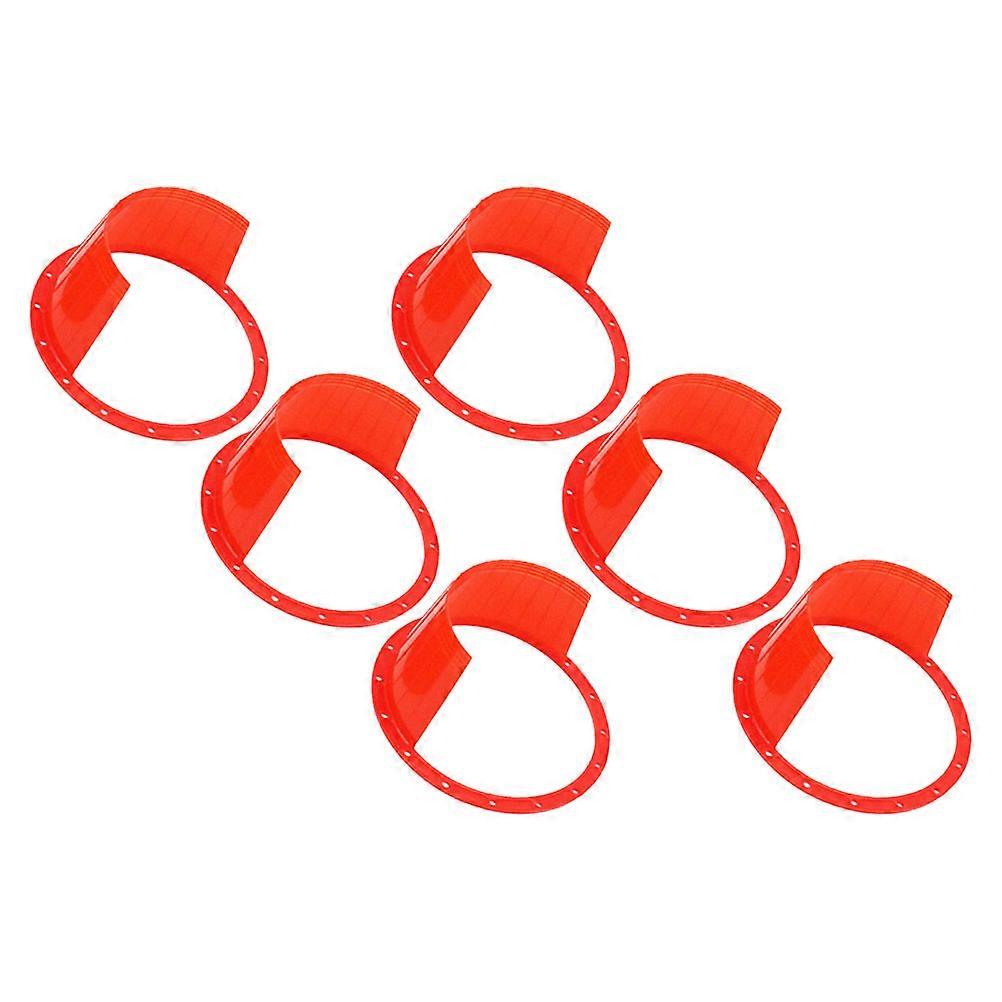 Car Speaker Spacer Rings for Shielding Speakers 24Pcs Red ABS Material