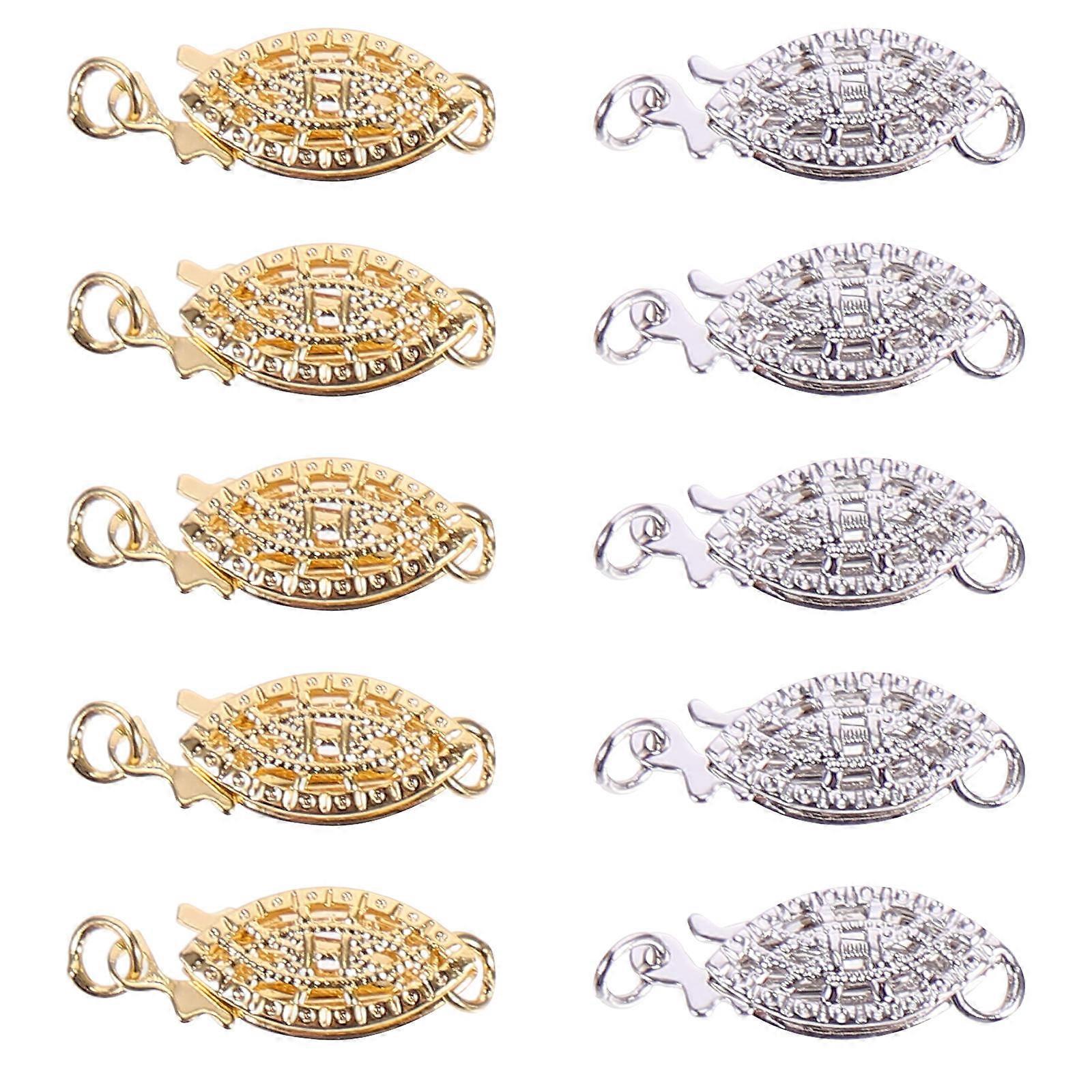 Craft Connector Necklace Clasp Hook for DIY 20Pcs Jewelry Slide Clasps