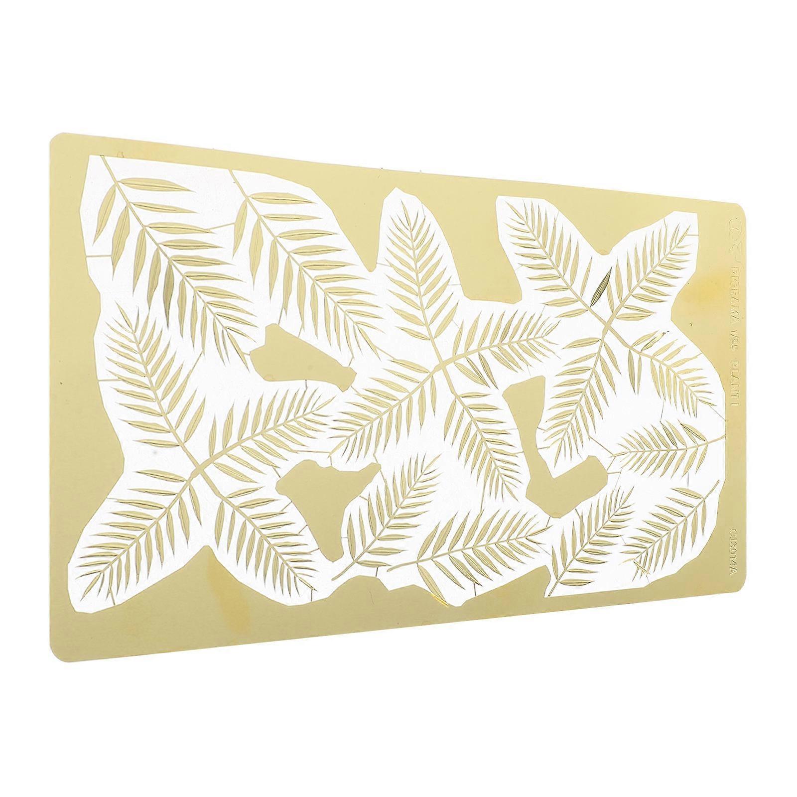 Model Making Sand Table Painting Stencil Metal Foil Sheet Realistic Details Diy Craft 1/35 Scale 1Pcs