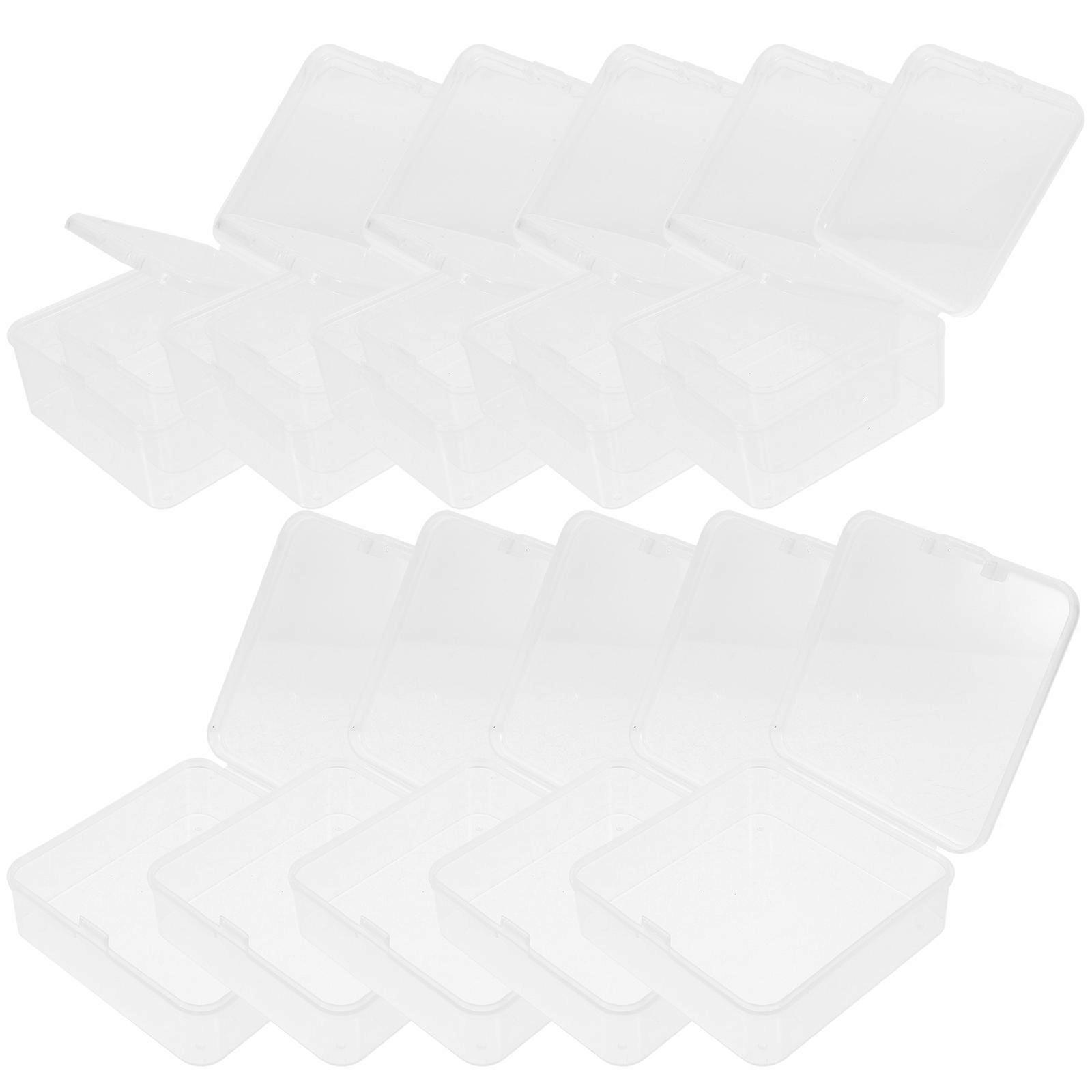 Square Storage Container 30 Pcs For Workshop Use And Protection Of Beads And Nuts 7.4X7.4X2.6CM Compact And Easy To Carry